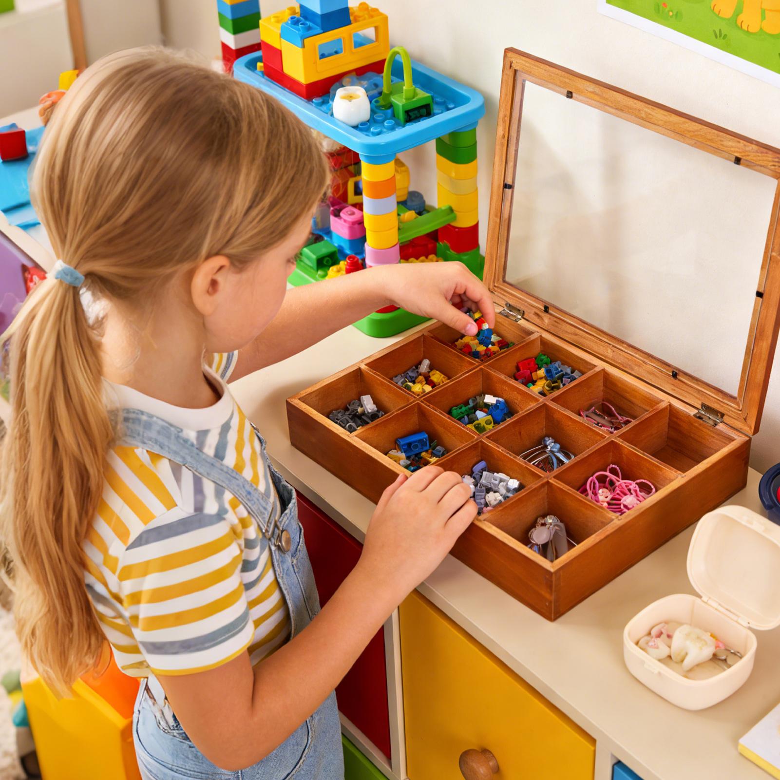 Tea Bag Storage 12-Compartment - đánh giá và giá Stackable Pantry Bin