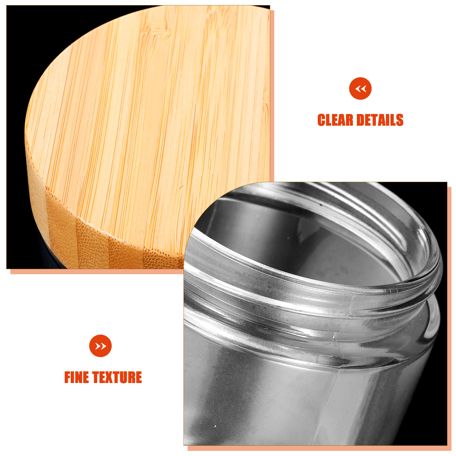 4Pcs Transparent Glass Jars wi - đánh giá và giá Food Storage With Glass Lids