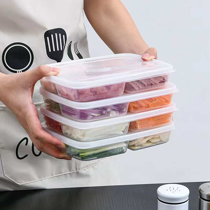 New【4 Grids Plastic Storage Bo - đánh giá và giá Food Storage Refrigerator