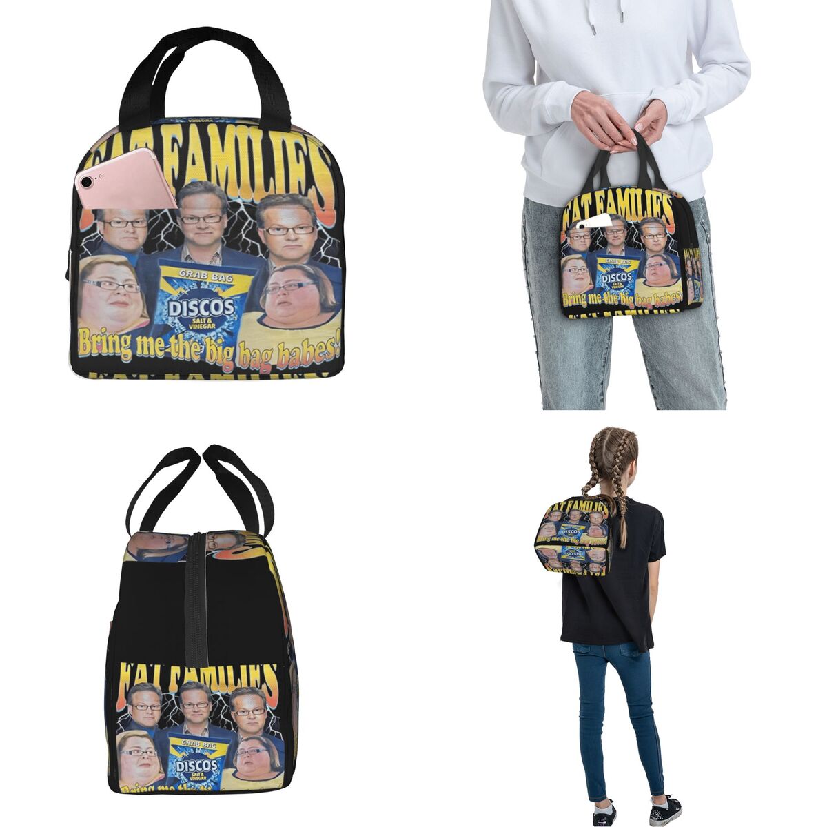 Insulated Lunch Box Fat Famili - đánh giá và giá Food Storage Uk