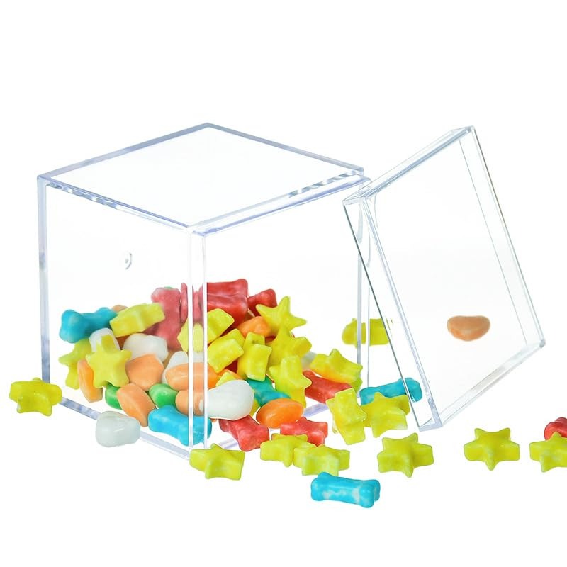 1-50pcs Transparent Acrylic Bo - đánh giá và giá Food Storage Acrylic Containers