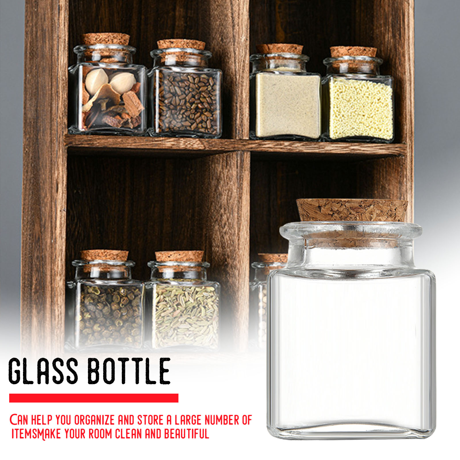 1/5/10Pcs Glass Storage Jars K - đánh giá và giá Food Storage With Glass Lids