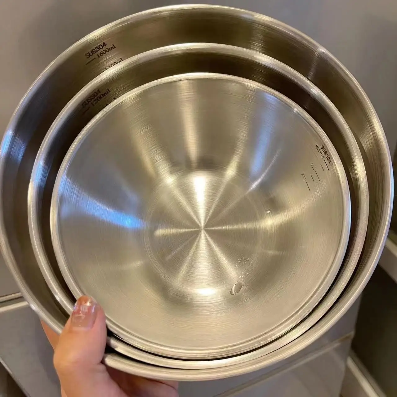 1-3 Stainless Steel Bowl Set w - đánh giá và giá Food Storage Home