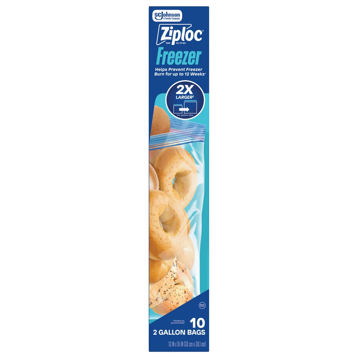 Ziploc Two Gallon Freezer Bags - đánh giá và giá Food Storage Ziploc Bags