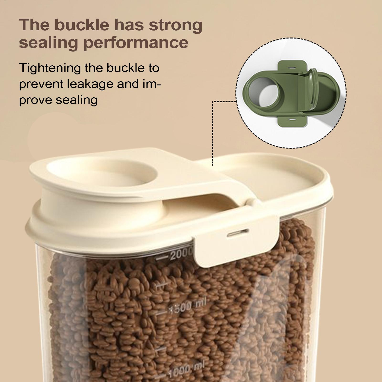 2L Airtight Dog Food Storage C - đánh giá và giá Dog Food Storage Xl
