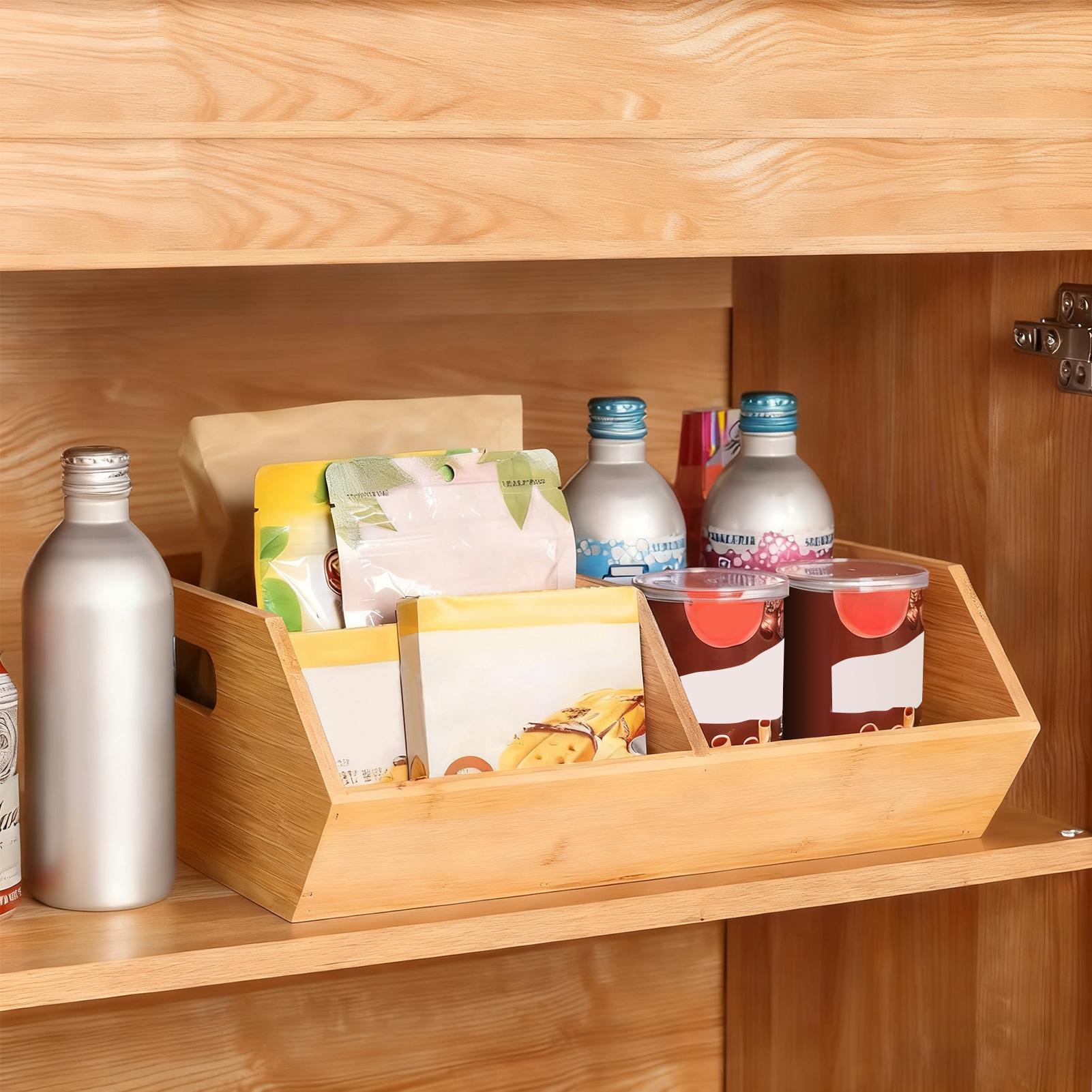 Pantry Organizer Wooden Organi - đánh giá và giá Stackable Pantry Bin