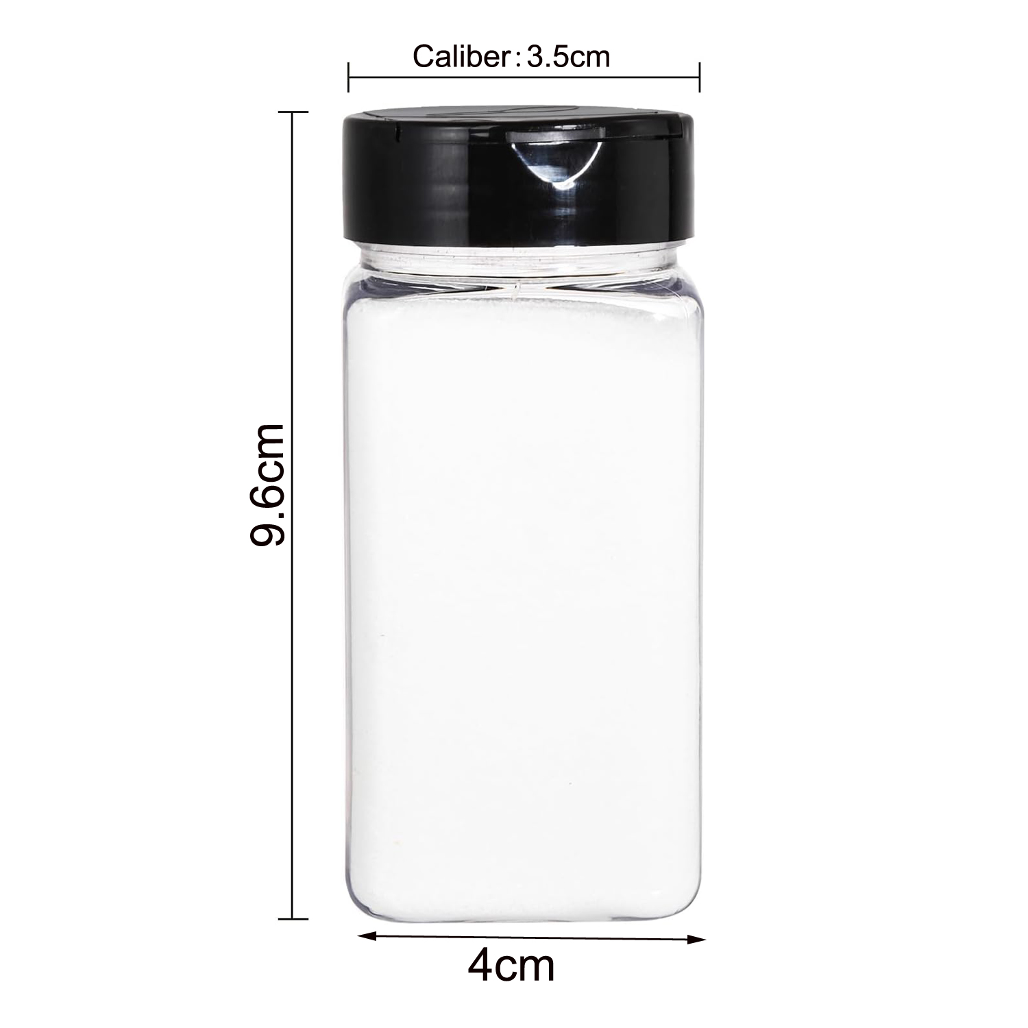 Square Large Plastic Spice Jar - đánh giá và giá Food Storage Unit