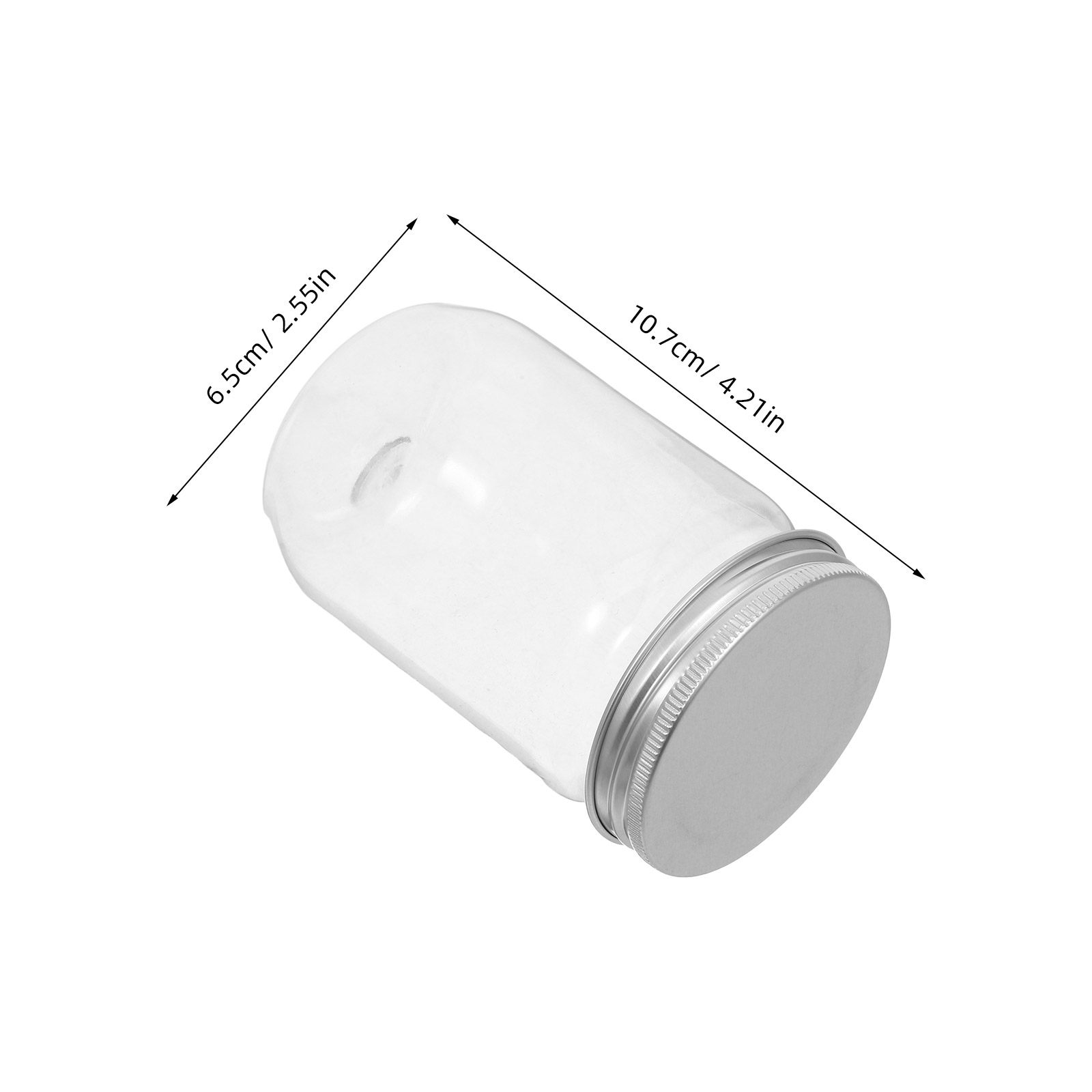 6Pcs Clear Plastic Mason Jars  - đánh giá và giá Food Storage Jars