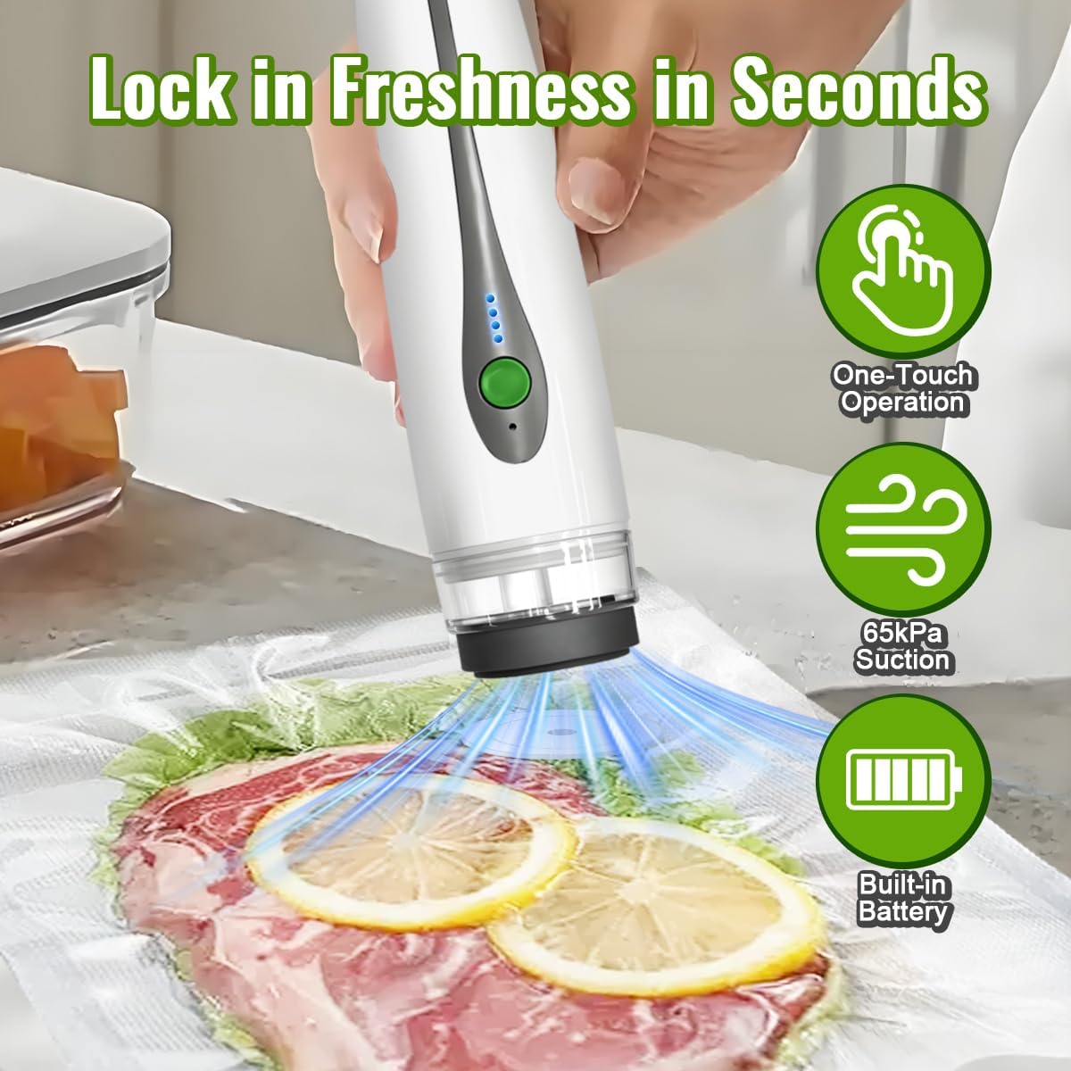 Automatic Mini Vacuum Sealer P - đánh giá và giá Food Storage Home