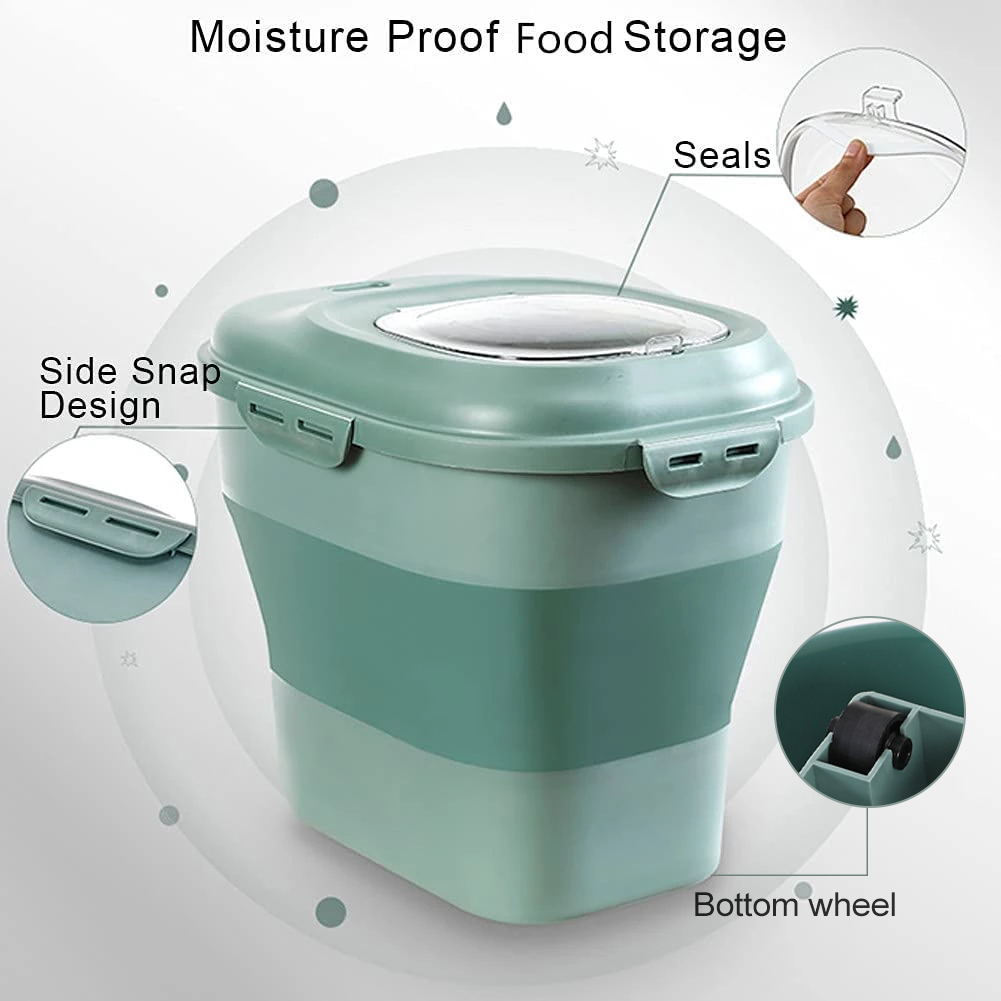 Có Thể Gập Lại Thức Ăn Cho Thú - đánh giá và giá Dog Food Storage Xl