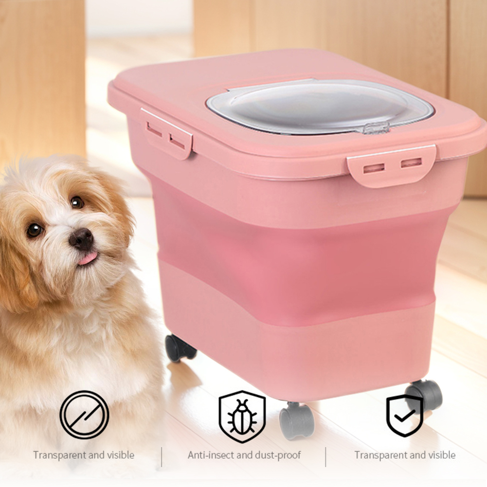 Collapsible Dry Cat Food Box 2 - đánh giá và giá Dog Food Storage Xl