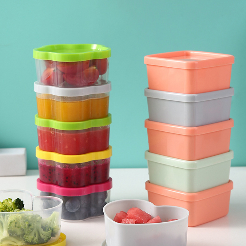 HUA HUA 8/9Pcs Mini Squeeze Bo - đánh giá và giá Food Storage Acrylic Containers