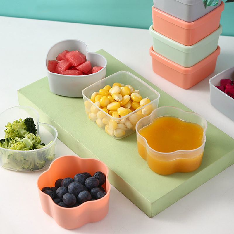 HUA HUA 8/9Pcs Mini Squeeze Bo - đánh giá và giá Food Storage Acrylic Containers
