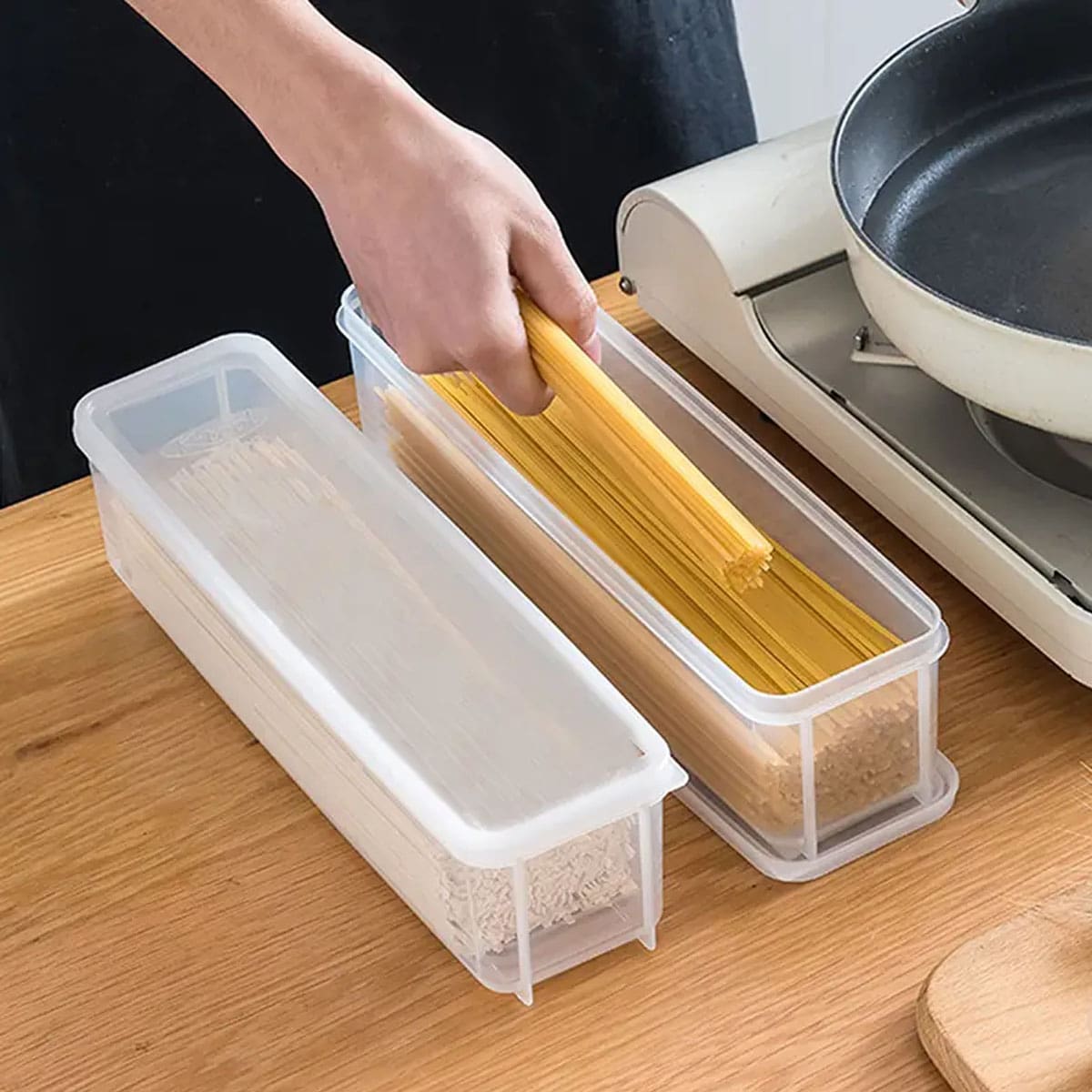 1 Plastic Transparent Storage  - đánh giá và giá Food Storage Refrigerator