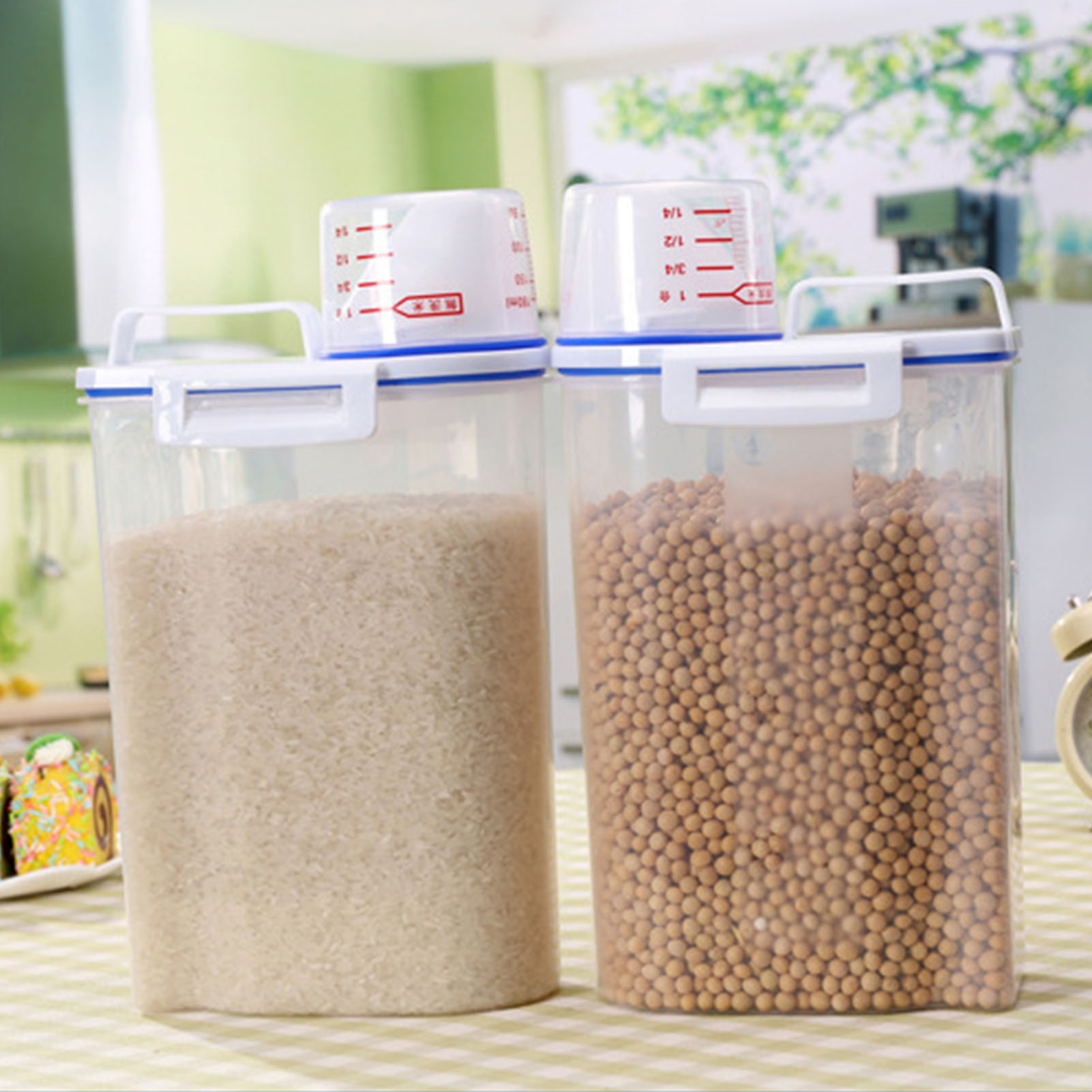 Cereal Container Rice Storage  - đánh giá và giá Food Storage Acrylic Containers